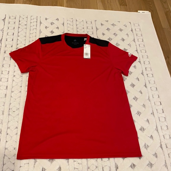 adidas Other - NWT Adidas L Red & Black Climalite Tee Shirt